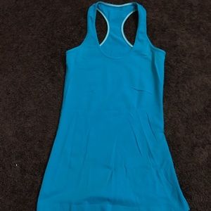 Lululemon teal racerback tank